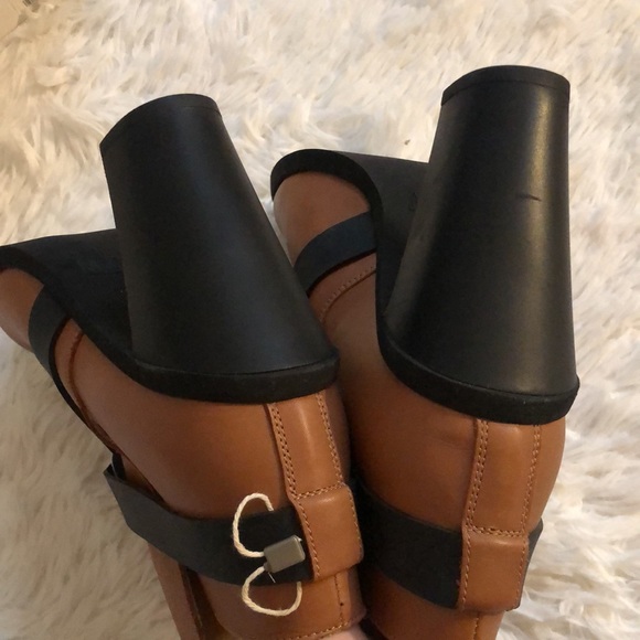 Maison Martin Margiela MM6 NIB brown & black strap booties 🔥🍁 - Picture 6 of 11